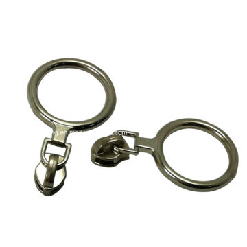 Custom Logo Metal Zipper Puller Manufacturer Zipper Slider with O-Ring